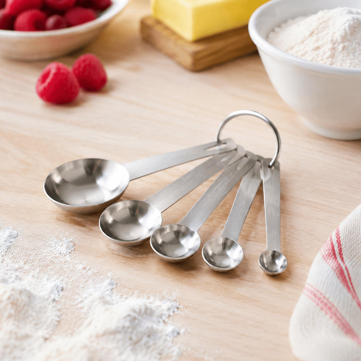 Measuring Spoon Set in use